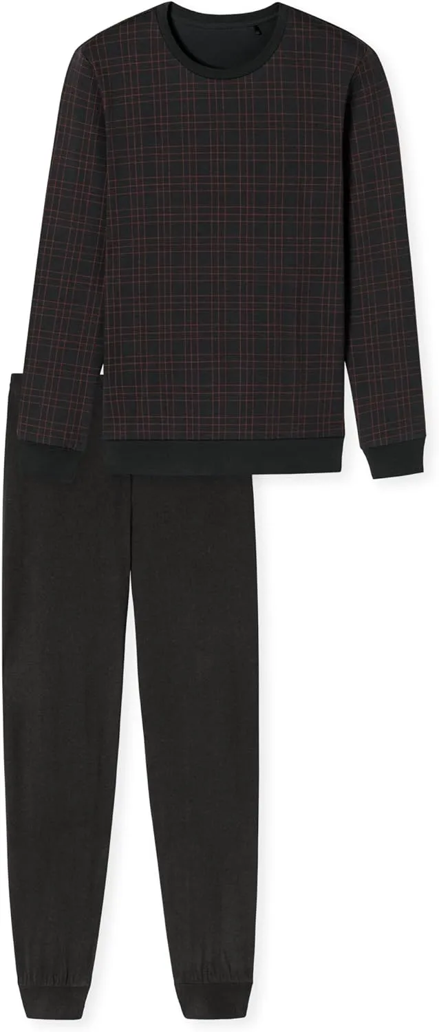 Men's Long Pyjamas - Fine Interlock Set