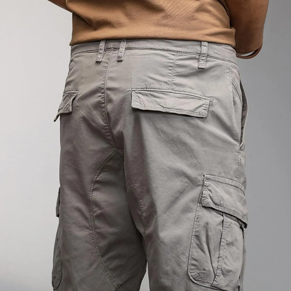 Men's Multi Pockets Graffiti Cargo Shorts Summer Regular Fit Drawstring Cotton Tactical Shorts