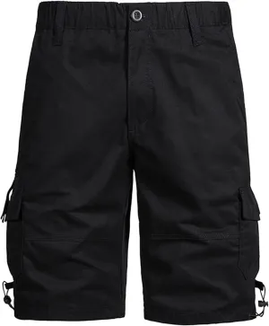 Mens Shorts Cargo Multi Pocket Casual Work Shorts Solid Color Lightweight Hiking Shorts for Fishing Hiking