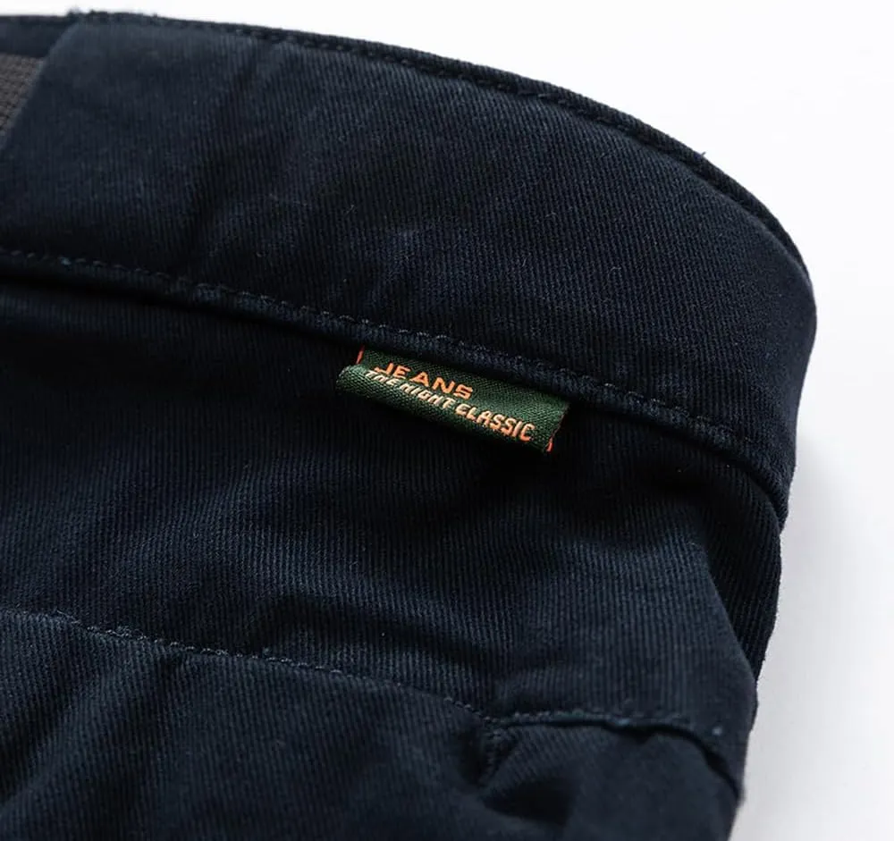 Men's Slim Fit Casual Cargo Shorts Summer Solid Drawstring Cotton Work Shorts