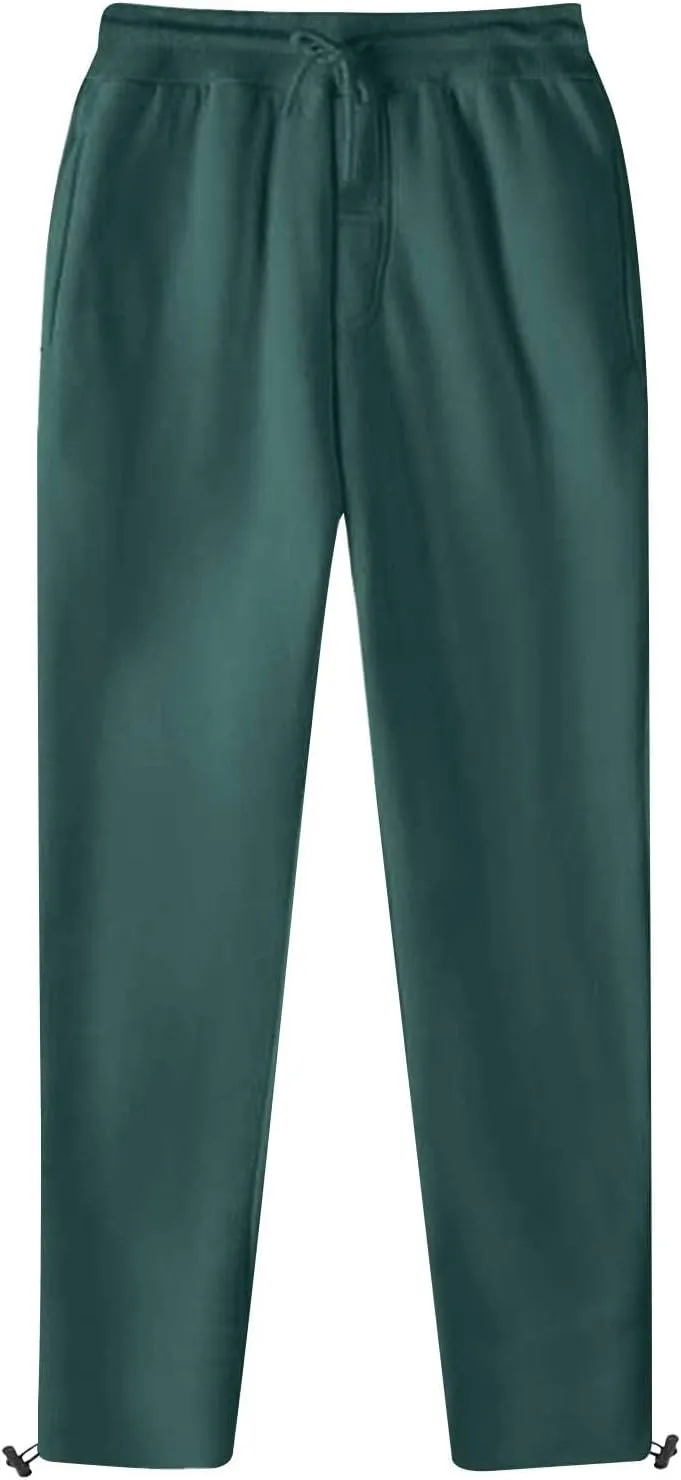 Men's Sweatpants Casual Lightweight Relaxed Fit Baggy Solid Fashion Elastic Waist Drawstring Sport Pants Running