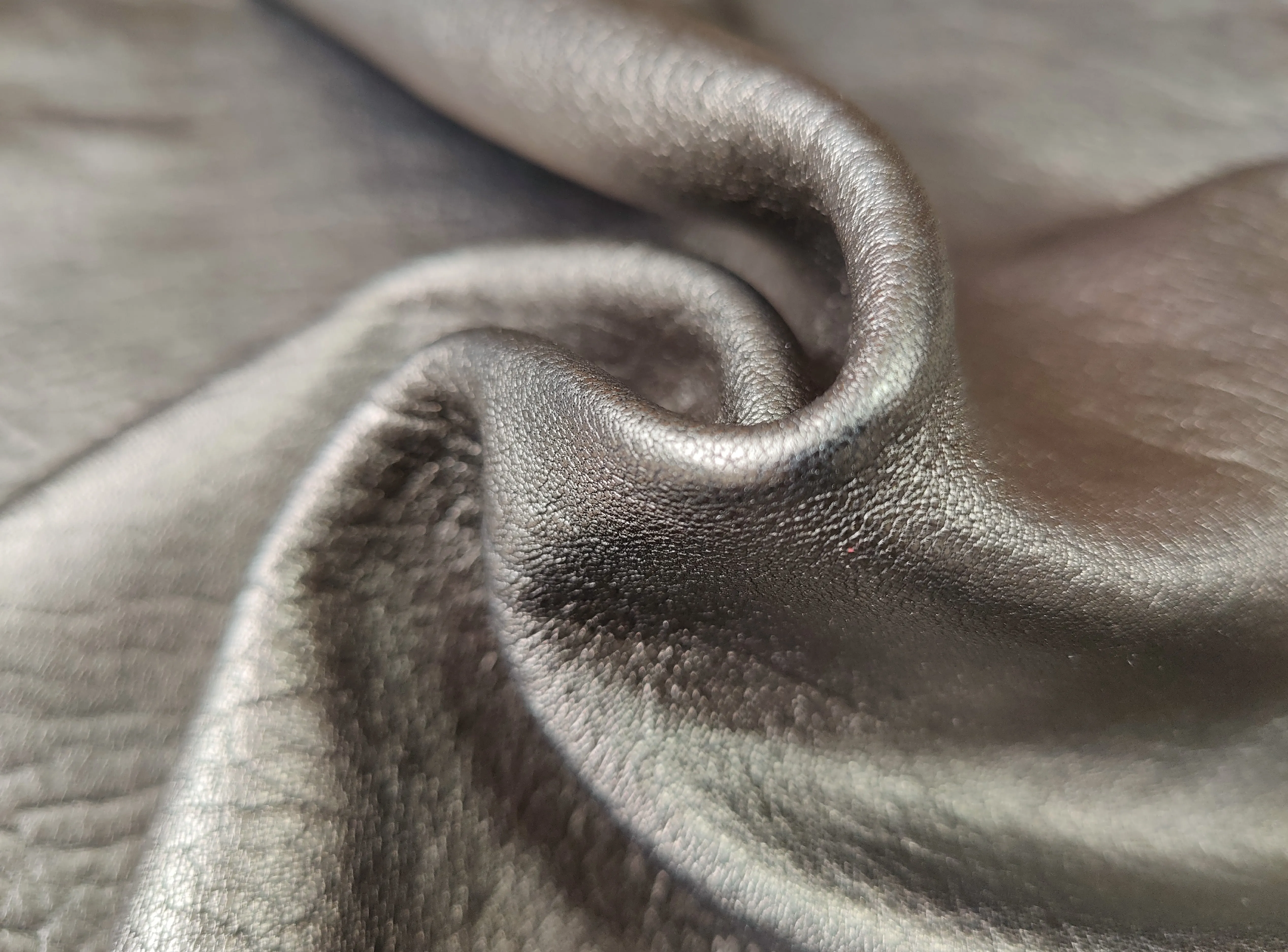 METALLIC GOATSKIN - SILVER - 1.2-1.4mm