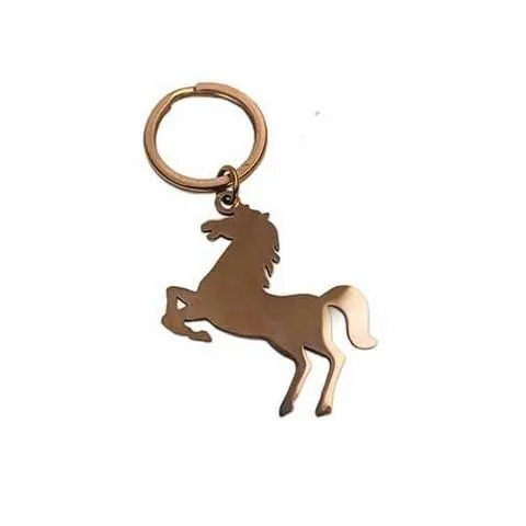 Metallic Horse Keyring KEYRING
