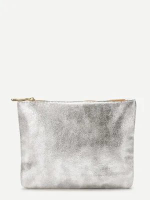 Metallic Makeup Bag