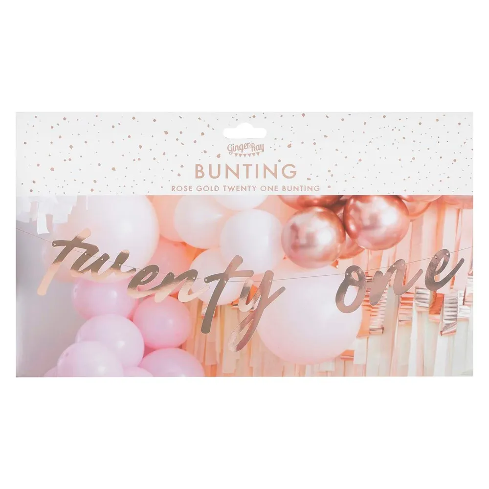 Mix it Up Rose Gold 21 Garland