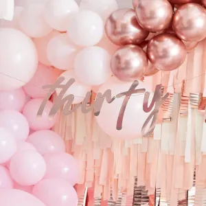Mix it Up Rose Gold 30 Garland