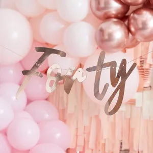 Mix it Up Rose Gold 40 Garland
