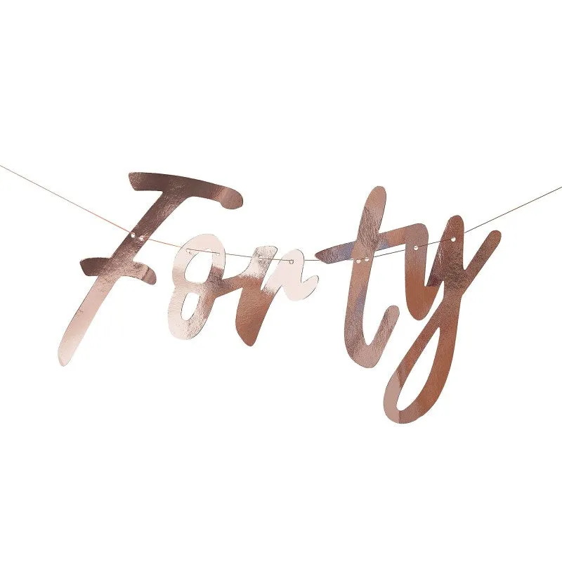 Mix it Up Rose Gold 40 Garland