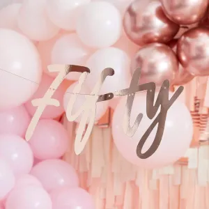 Mix it Up Rose Gold 50 Garland