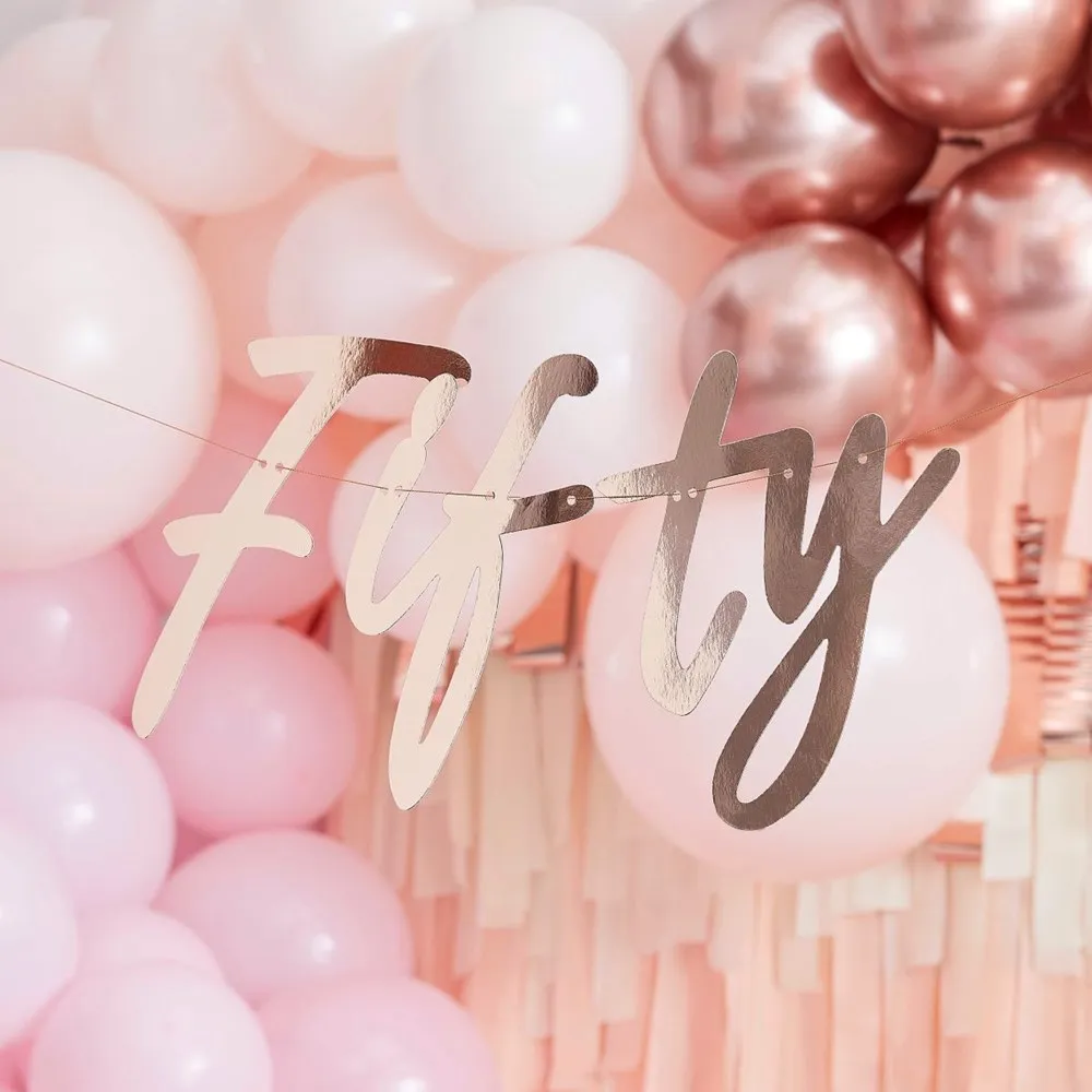 Mix it Up Rose Gold 50 Garland