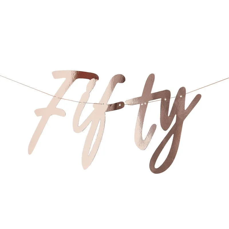 Mix it Up Rose Gold 50 Garland