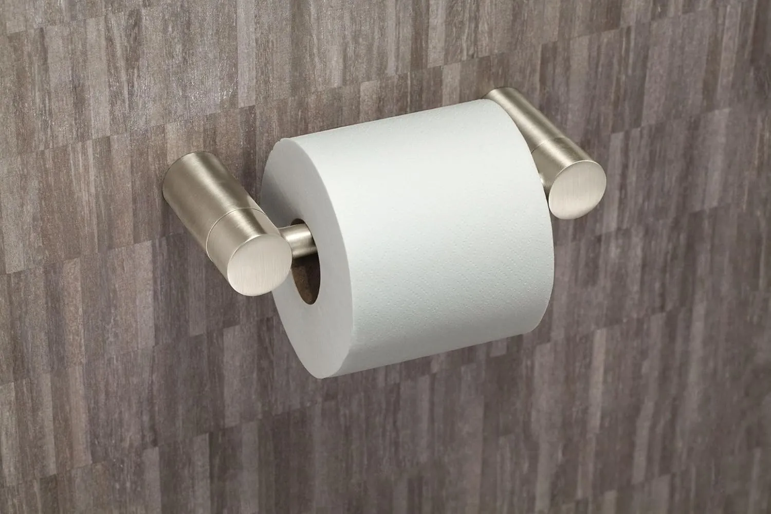Moen Align Brushed Nickel Pivoting Wall Mounted Modern Toilet Paper Holder, YB0408BN