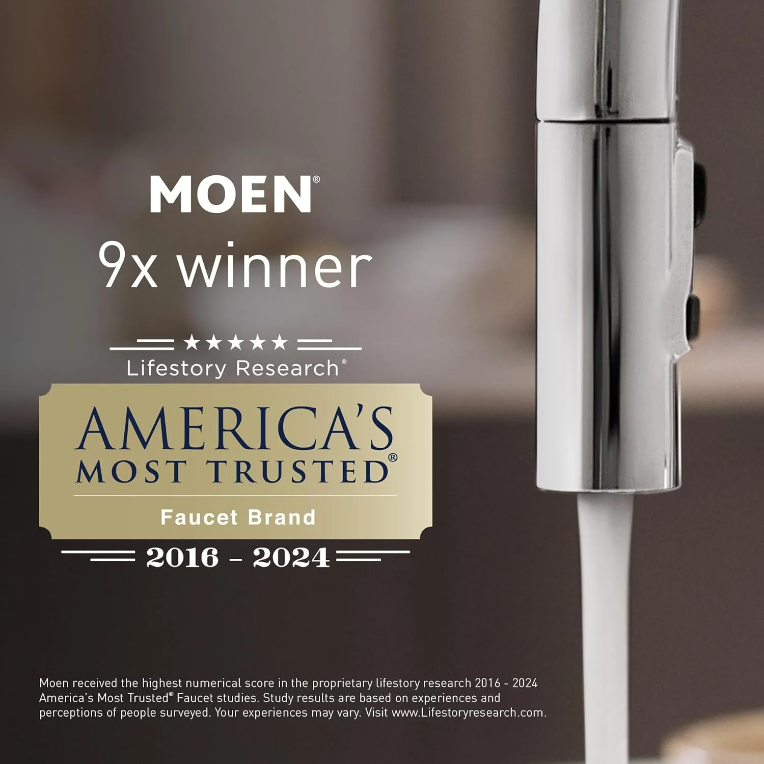 Moen Eva Chrome Two-Handle Centerset Bathroom Sink Faucet with Drain Assembly for 3-hole Installation Setups, 6410