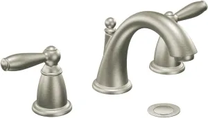 Moen T6620BN Brantford Two Handle 8 in. Widespread Bathroom Faucet Trim Kit Valve Required, Brushed Nickel