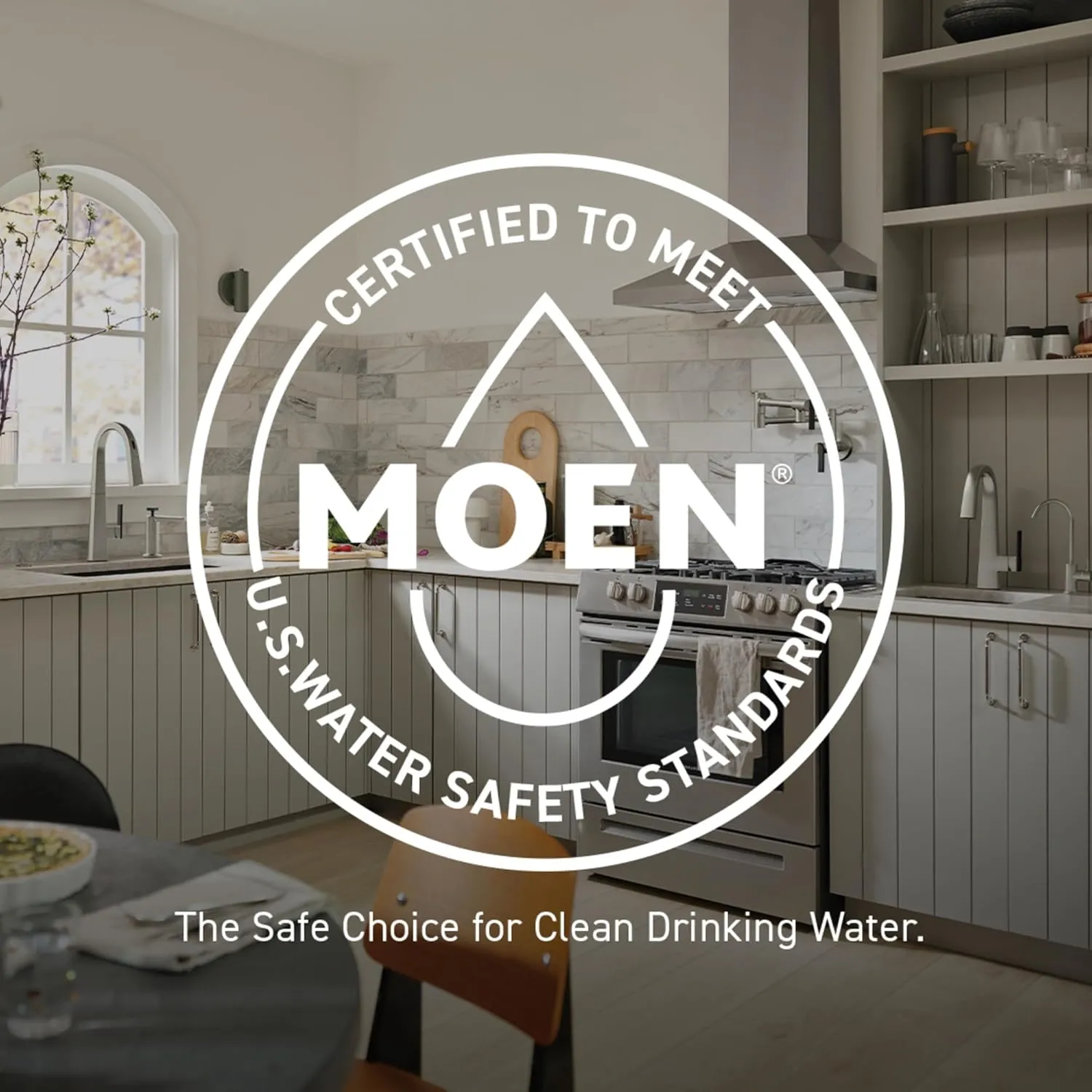 Moen T6905BN Voss Two-Handle Widespread Bathroom Faucet Trim Kit, Transitional Style Bathroom Sink Faucet with 3-Hole Application, Valve Required-Sold Separately, Brushed Nickel