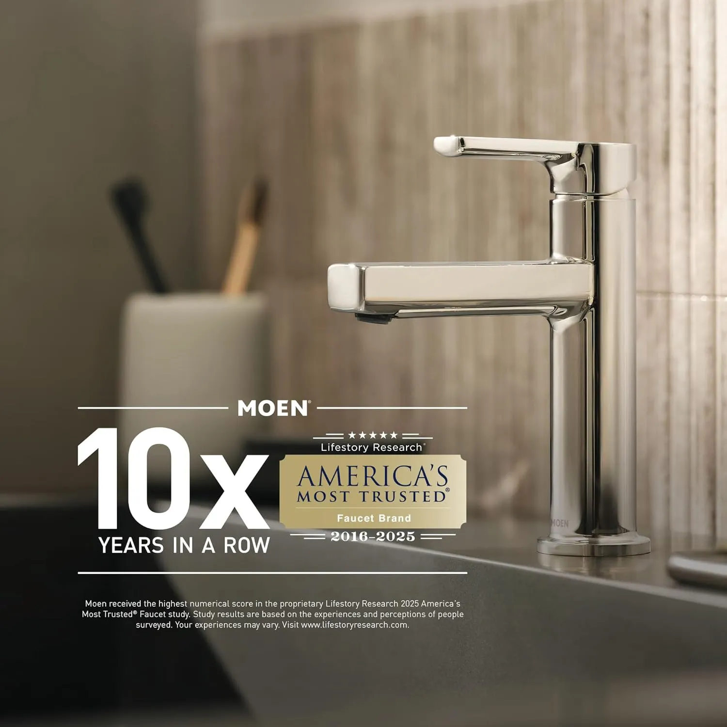 Moen TS44103BN Colinet Traditional Two-Handle Widespread High-Arc Bathroom Faucet with Cross Handles, Valve Required, Brushed Nickel