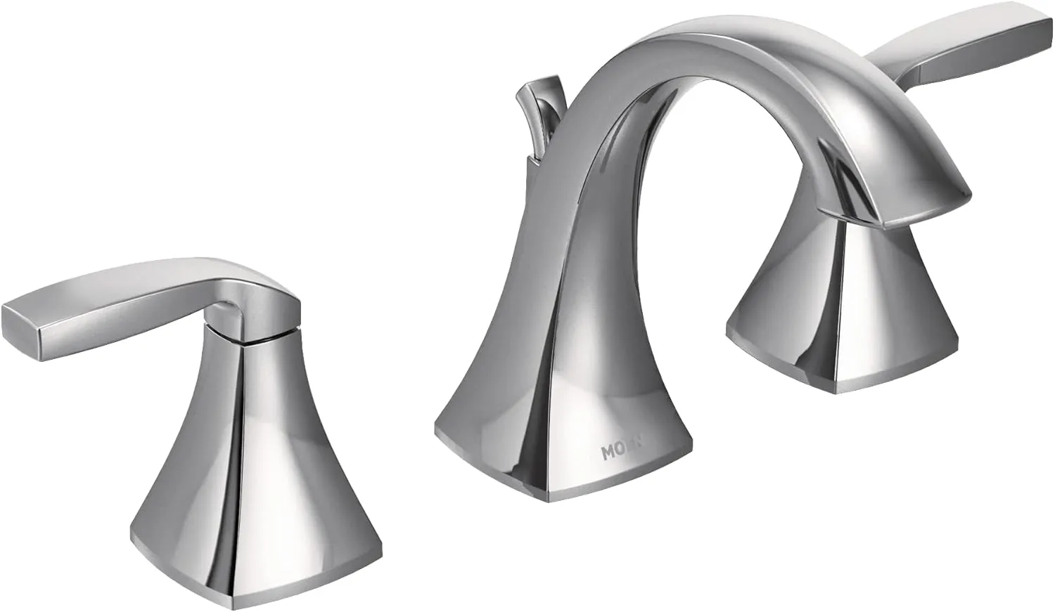 Moen Voss Chrome Two-Handle Adjustable Widespread Bathroom Faucet Trim Kit, Valve Required, T6905