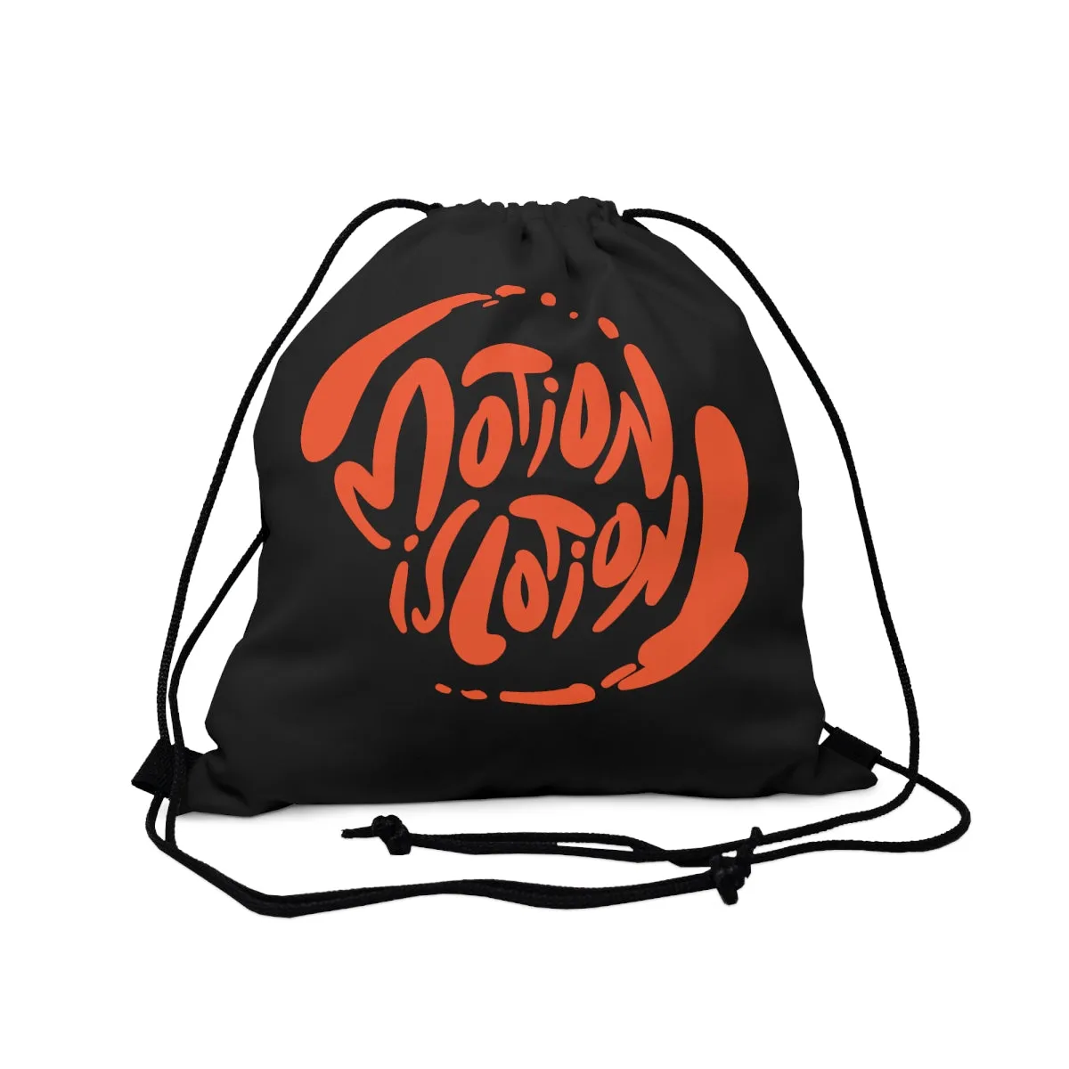 Motion Is Lotion Drawstring Bag