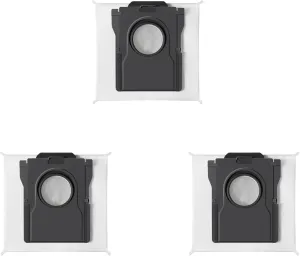 MOVA 3 Pack Large Capacity Dust Bags Compatible with P50 Pro Ultra/P10 Pro Ultra/P10 Ultra/S20 Ultra with Self-Empty Station Fit for Advanced Cleaning