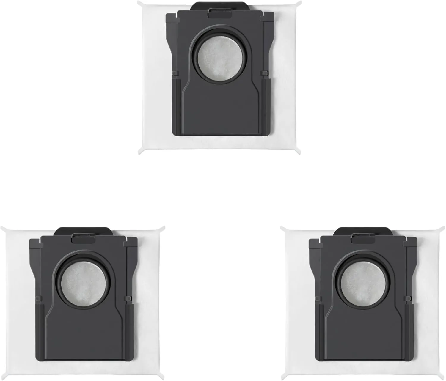 MOVA 3 Pack Large Capacity Dust Bags Compatible with P50 Pro Ultra/P10 Pro Ultra/P10 Ultra/S20 Ultra with Self-Empty Station Fit for Advanced Cleaning