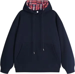 Muscularfit Drawstring Sweatshirts for Men Loose Long Sleeve Solid Casual Hooded Pullover Shirts lightweight Athletic Hoodies