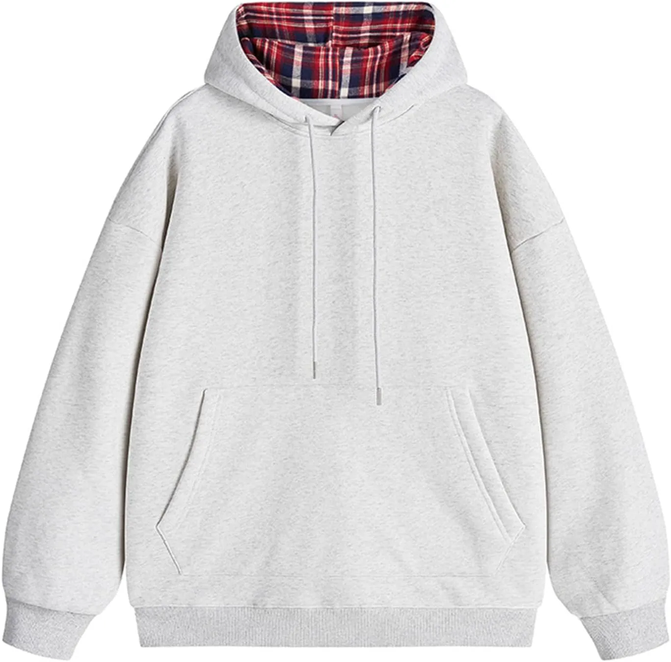 Muscularfit Drawstring Sweatshirts for Men Loose Long Sleeve Solid Casual Hooded Pullover Shirts lightweight Athletic Hoodies
