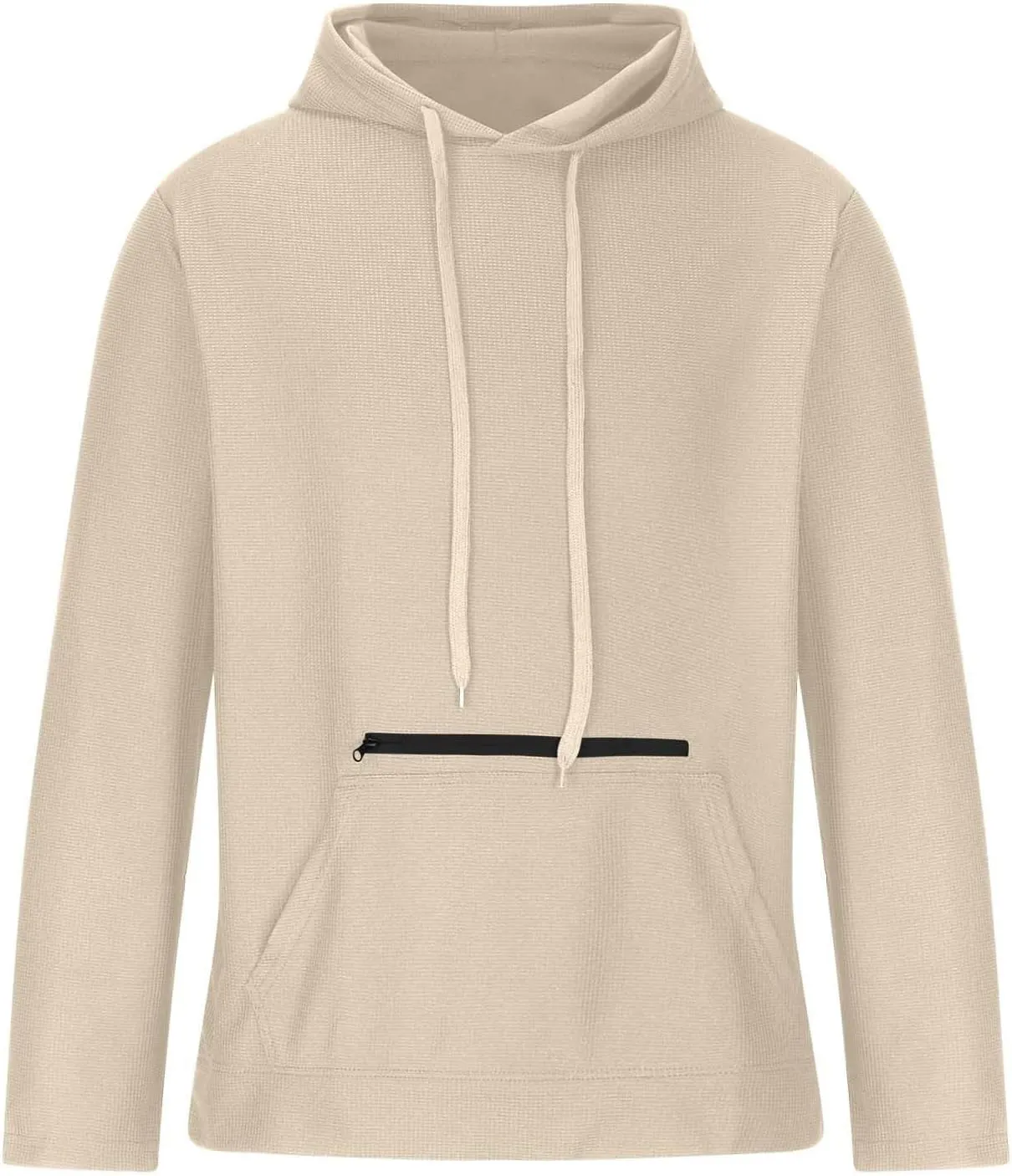 Muscularfit Hooded Sweatshirt Men Casual Loose Drawstring Gym Hooded Shirt Long Sleeve Solid Lightweight Pullover Shirts 2024
