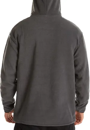 Muscularfit Sweatshirts for Men Hoodie Casual Stylish Quarter Zip Pullover Crewneck Hooded Drawstring Solid Long Sleeve Shirt