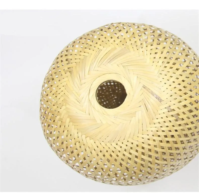 Natural Bamboo Hand-Made Pendant Light
