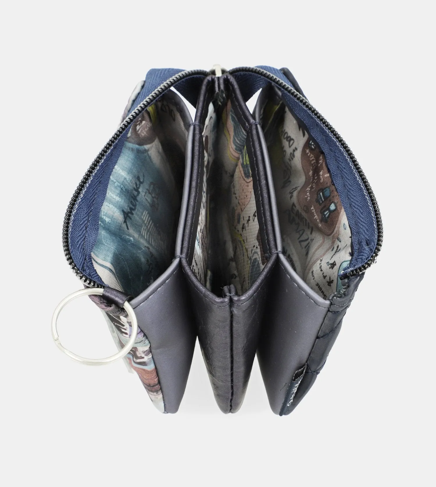 Nature Ocean triple compartment purse