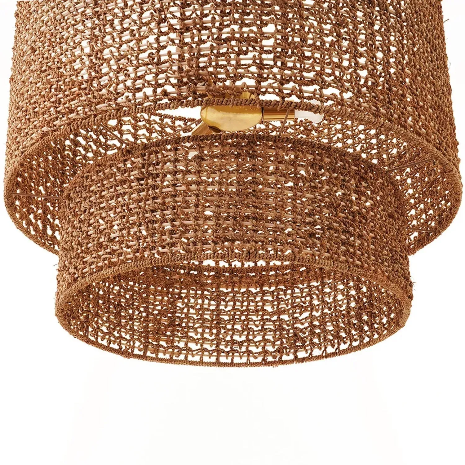 Navarre Pendant Light 3Lt in Rattan