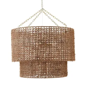 Navarre Pendant Light 3Lt in Rattan