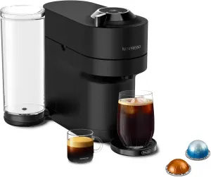 Nespresso Limited-Edition Vertuo Pop  Coffee and Espresso Maker by De'Longhi, Black Matte with Dark Chrome