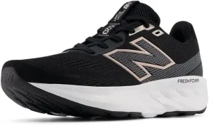 New Balance Women's Fresh Foam 520 V9 Running Shoe, Black/Castlerock/Metallic Rose, 10.5 Wide