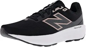 New Balance Women's Fresh Foam 520 V9 Running Shoe, Black/Castlerock/Metallic Rose, 6.5 Wide