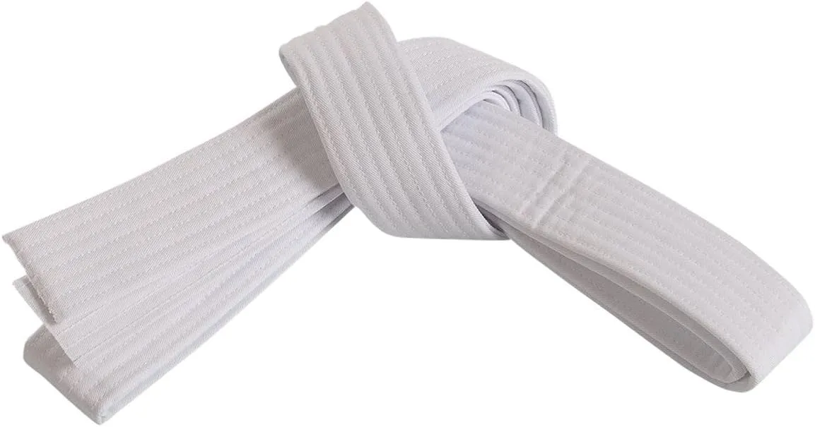 NEW White Karate Uniform, Gi 6.5 oz Adult Kids w/White belt Tae Kwon Do