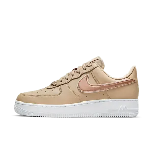 Nike Air Force 1 '07 Tan Metallic Rose Gold