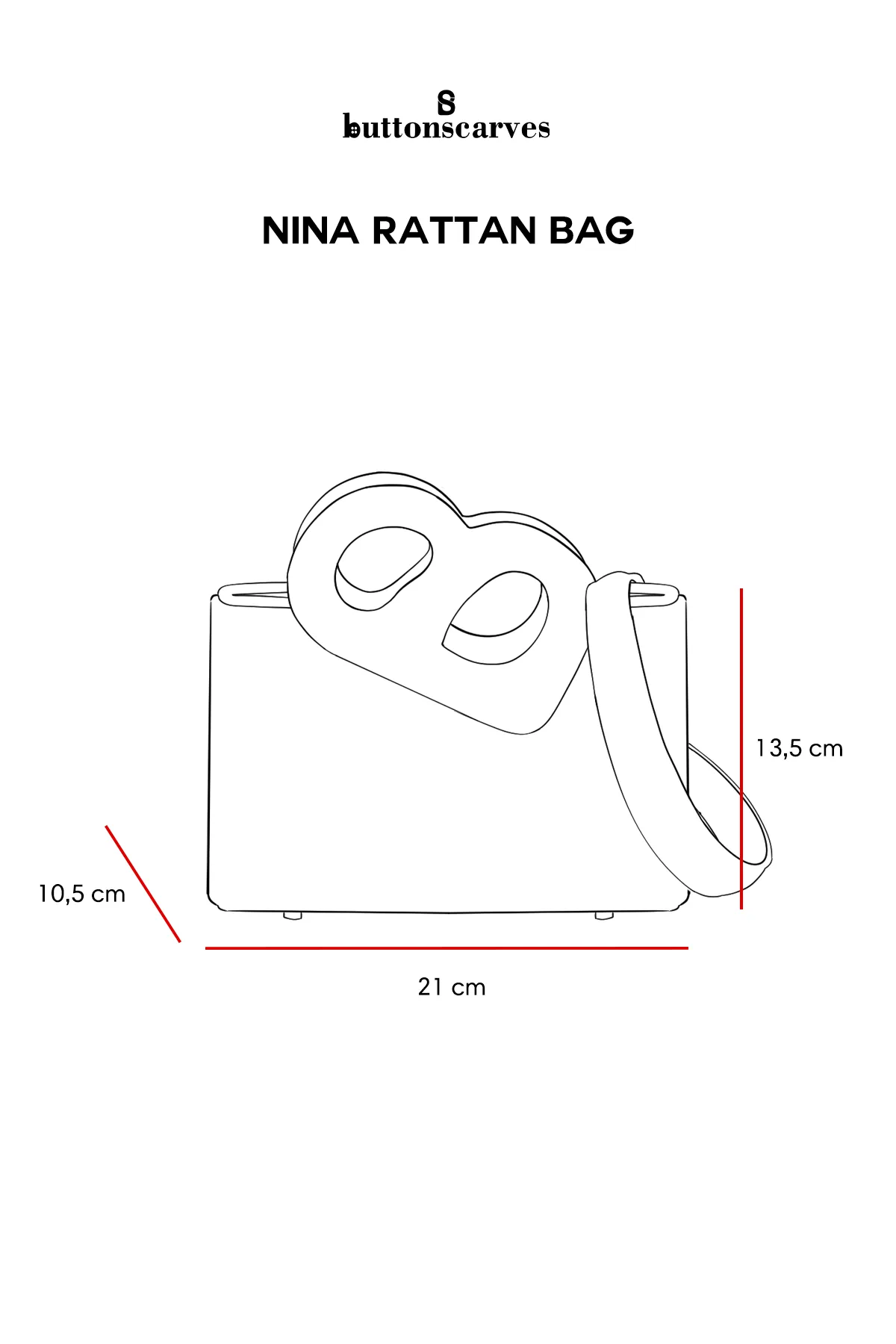 Nina Rattan Bag - Viva Magenta