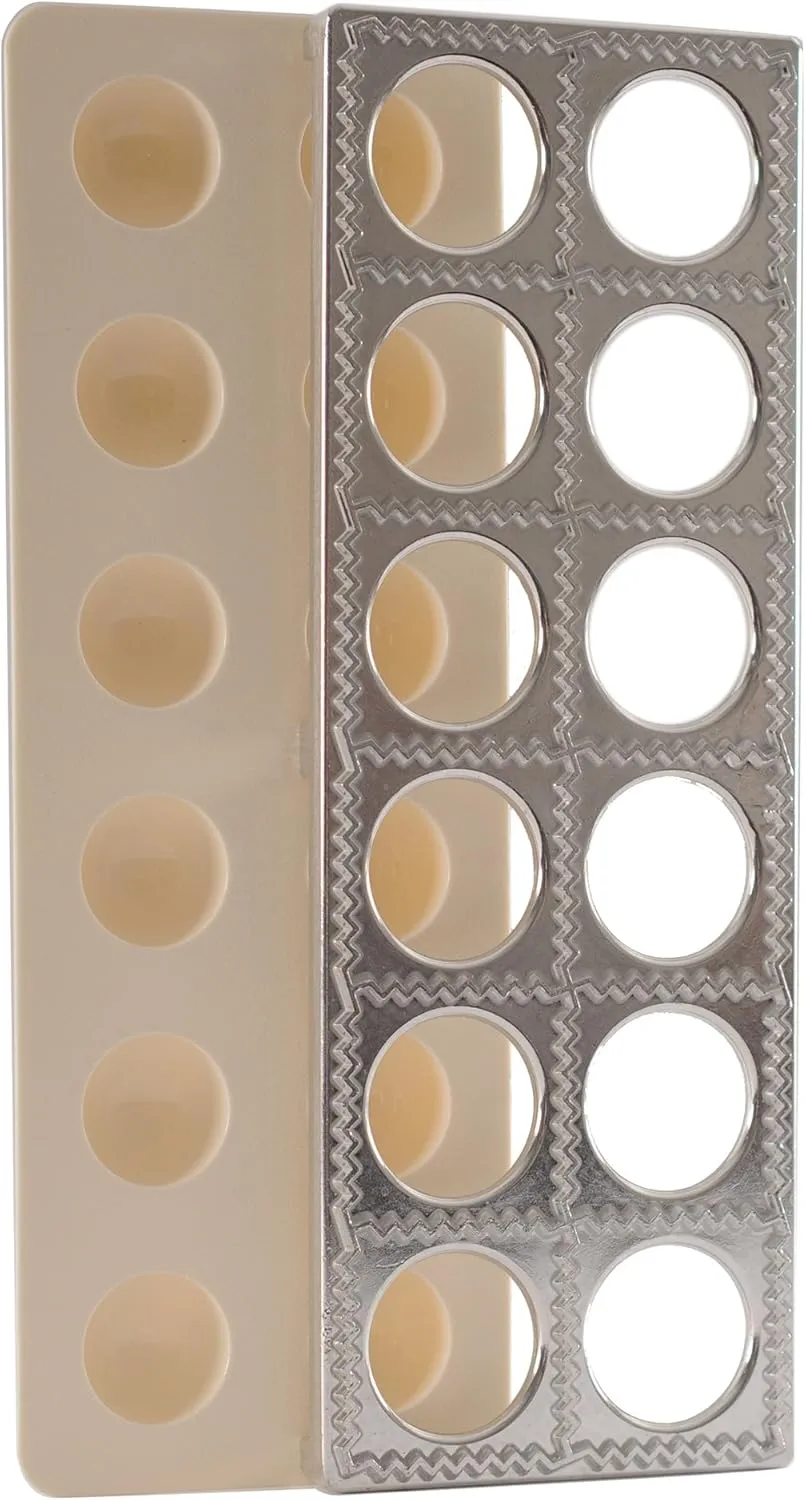 Norpro Ravioli Maker With Press 12 Inches, Metallic