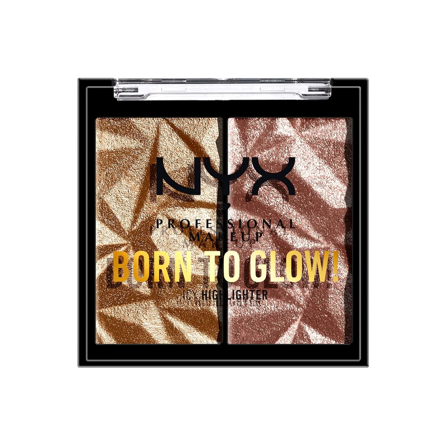 NYX PROFESSIONAL MAKEUP Born To Glow Icy Highlighter Duo - Bout The Bronze