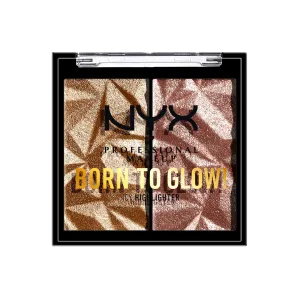 NYX PROFESSIONAL MAKEUP Born To Glow Icy Highlighter Duo - Bout The Bronze
