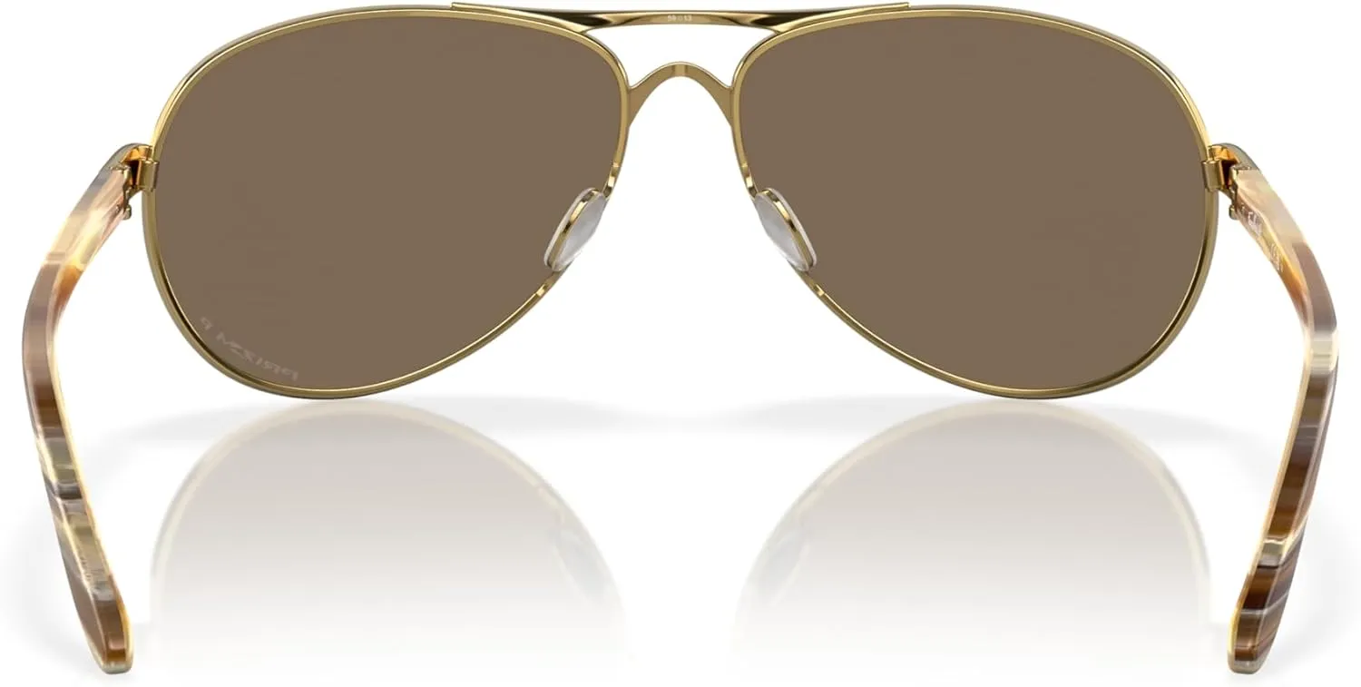 Oakley Women's Oo4079 Feedback Aviator Sunglasses