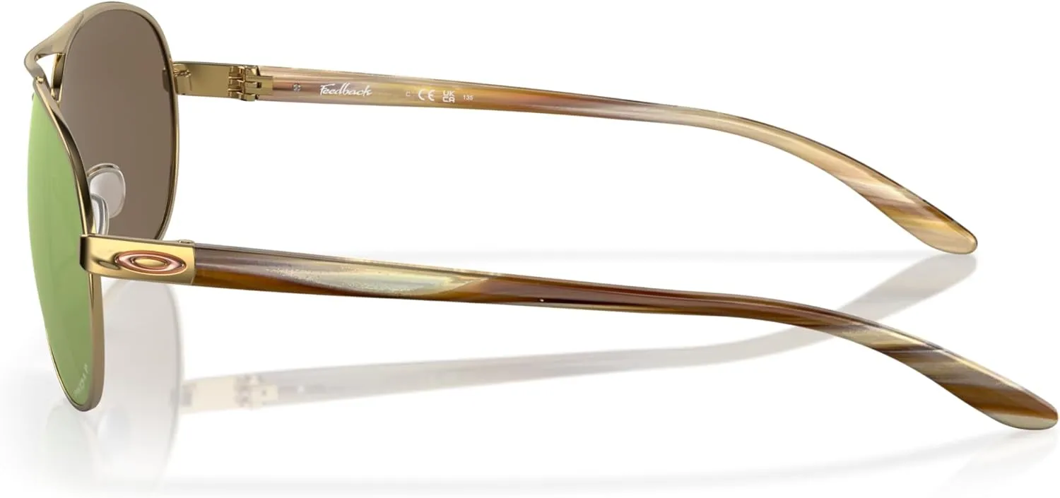 Oakley Women's Oo4079 Feedback Aviator Sunglasses
