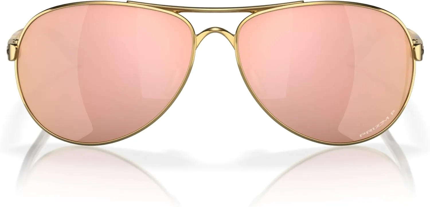 Oakley Women's Oo4079 Feedback Aviator Sunglasses