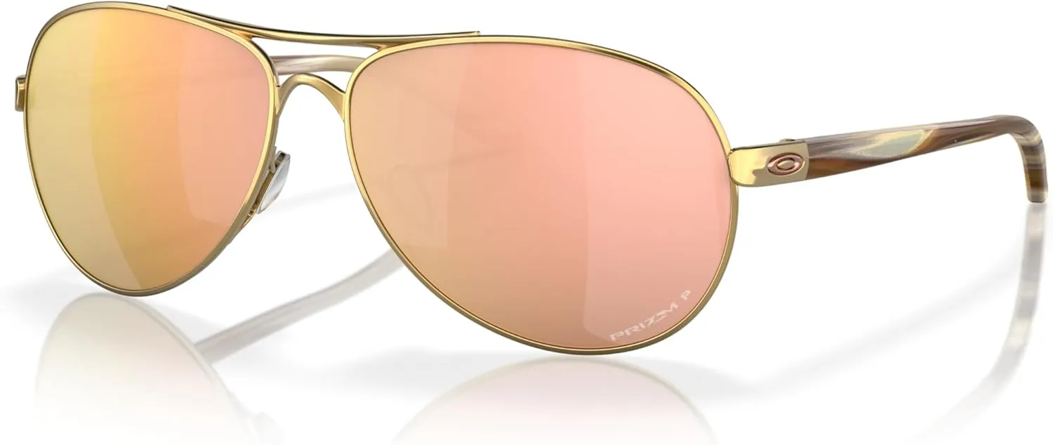 Oakley Women's Oo4079 Feedback Aviator Sunglasses