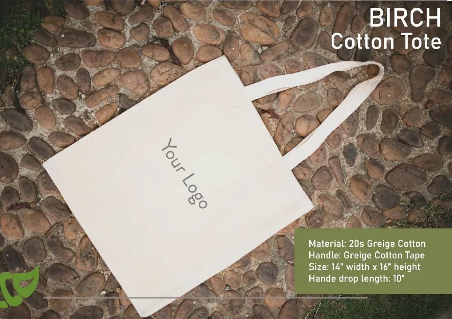Oblique Birch Cotton Tote Jute Bag:1N