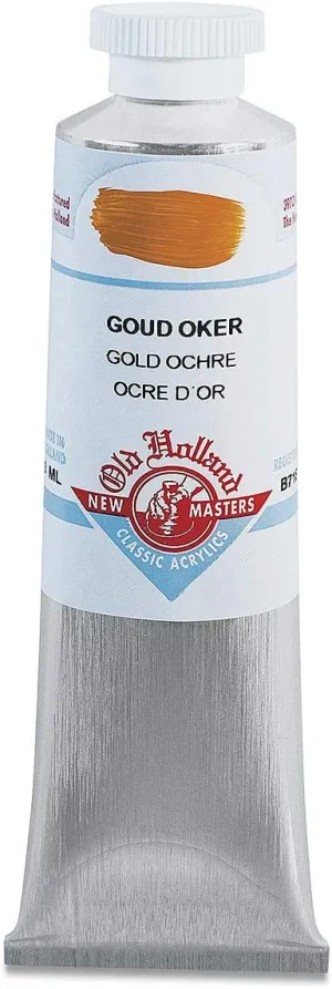 Old Holland New Masters Classic Acrylic 60 ml Tube - Gold Ochre