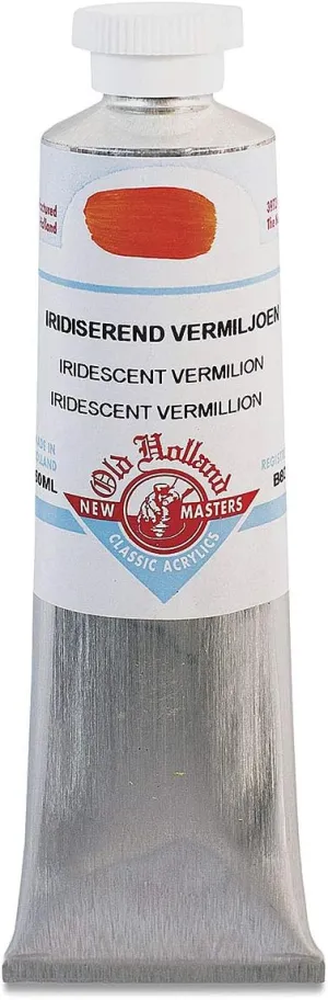 Old Holland New Masters Classic Acrylic 60 ml Tube - Iridescent Vermilion
