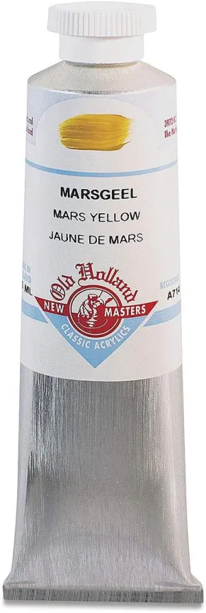 Old Holland New Masters Classic Acrylic 60 ml Tube - Mars Yellow