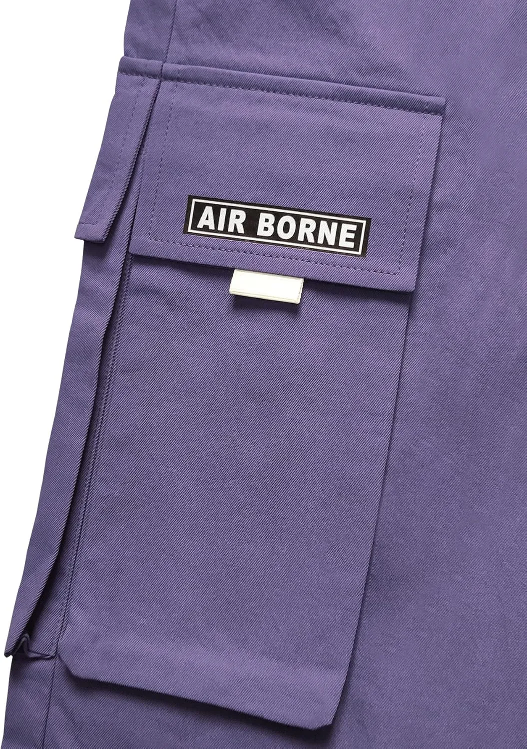 OYOANGLE Men's Casual Drawstring Elastic Waist Flap Pocket Letter Graphic Street Jogger Cargo Pants